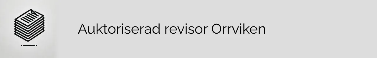 Auktoriserad revisor Orrviken